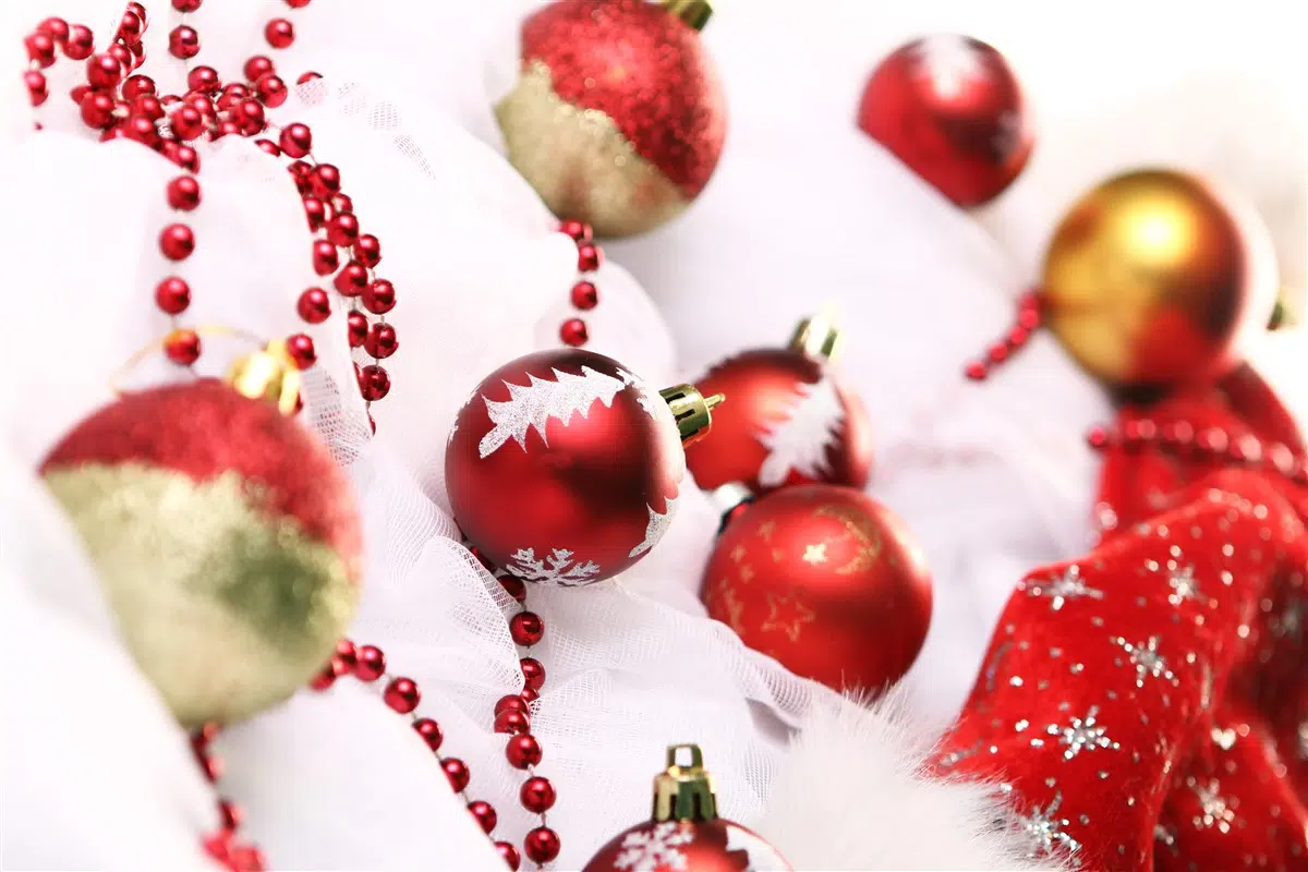 boules de Noël en origami