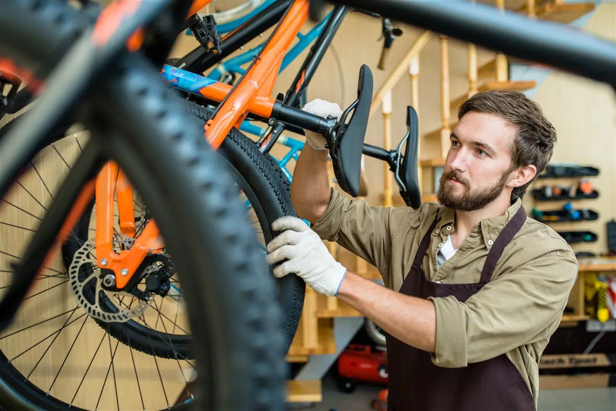 rangement des vélos dans un espace réduit