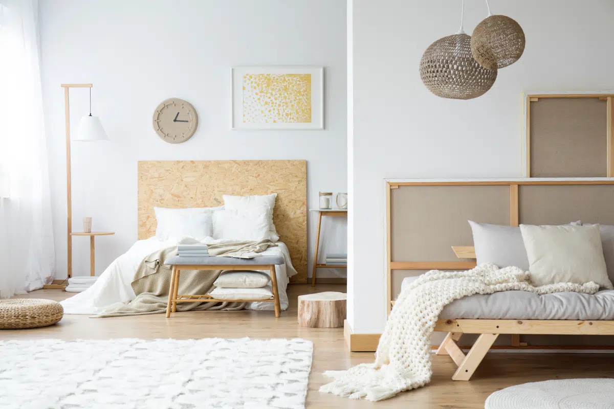 séparer une petite chambre