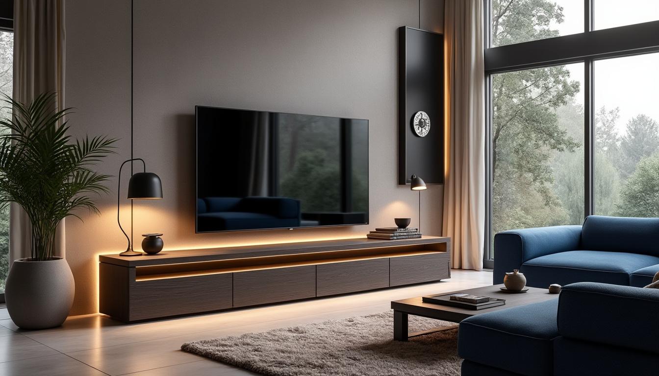 découvrez les meubles tv d'angle conforama incontournables en 2025. alliant design moderne et fonctionnalité, ces pièces tendance sublimeront votre salon tout en optimisant l'espace. ne manquez pas notre sélection exclusive pour un intérieur à la pointe de la mode!