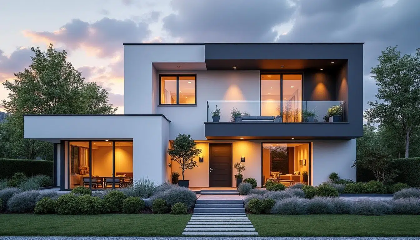 découvrez les avantages esthétiques et pratiques d’une façade de maison blanche et grise anthracite : modernité, élégance et valorisation de votre bien immobilier. conseils et inspirations dans notre article.