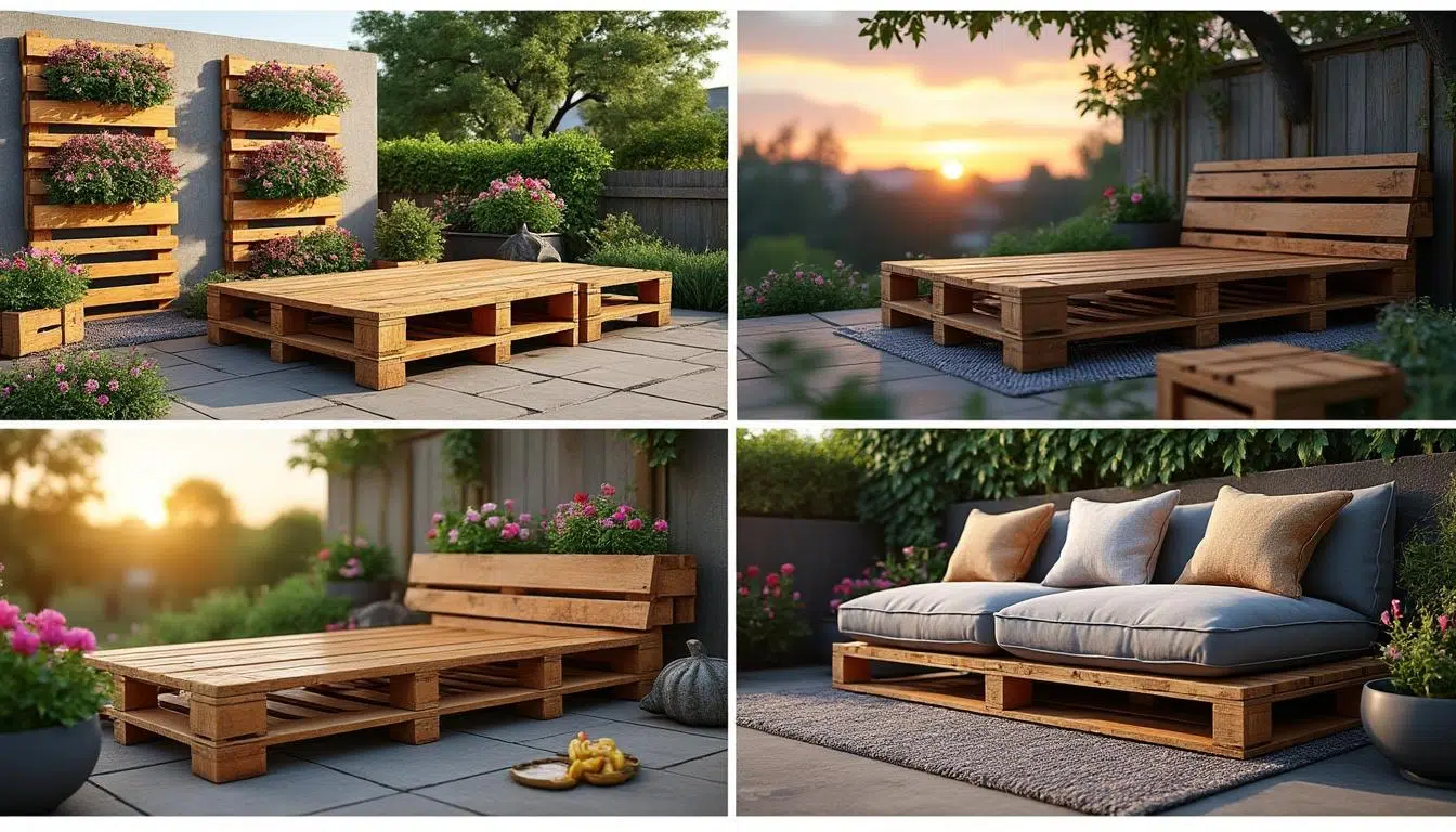 découvrez des astuces simples et créatives pour transformer des palettes en éléments décoratifs et pratiques pour vos espaces extérieurs. inspirez-vous de ces idées faciles à réaliser pour aménager votre jardin ou terrasse avec style !