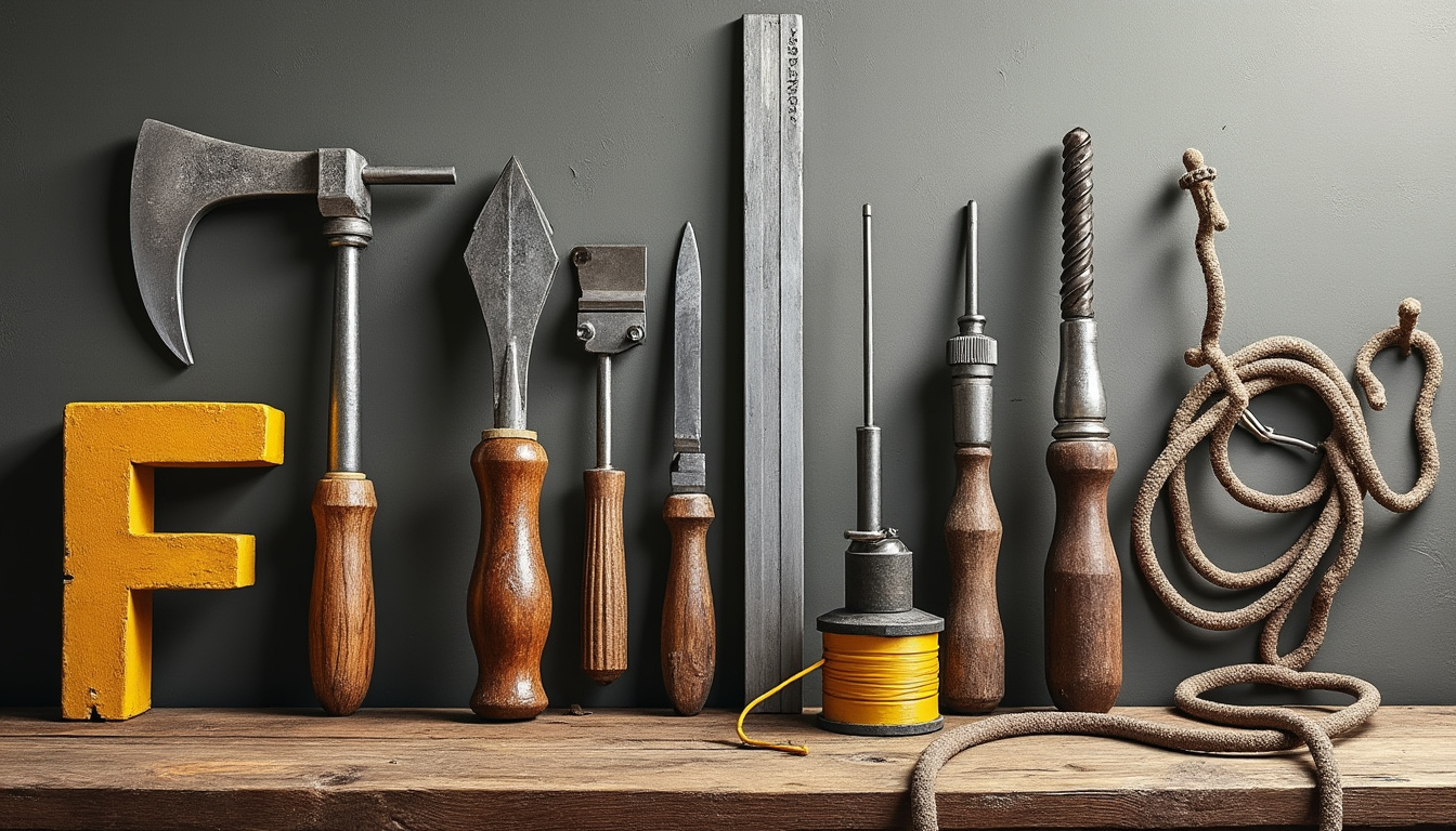 découvrez notre liste complète d’outils commençant par la lettre f. indispensable pour tout bricoleur, ce guide vous présente les outils essentiels à connaître pour vos travaux et projets de bricolage.