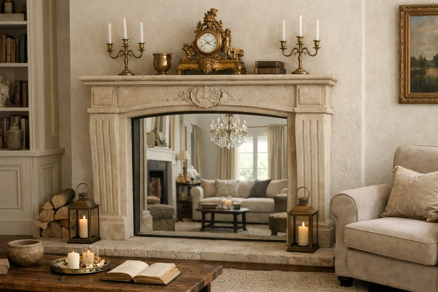 déco cheminée condamnée
