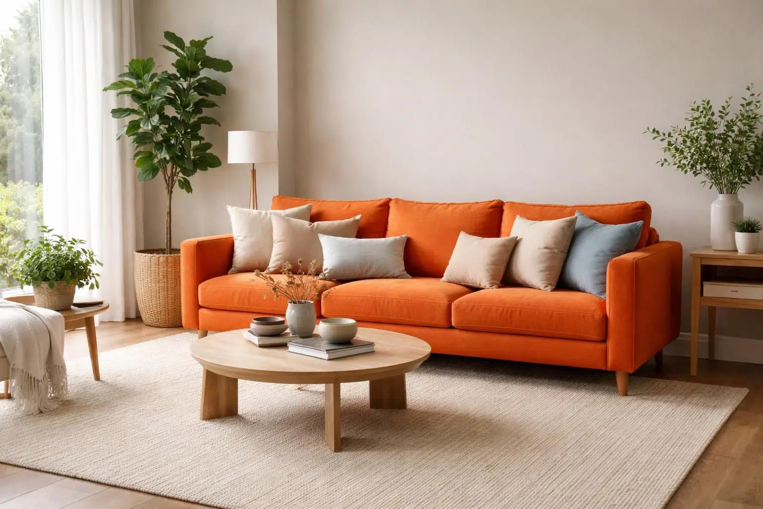découvrez comment intégrer et harmoniser un canapé orange dans votre salon pour créer une ambiance chaleureuse et pleine de caractère grâce à des conseils déco simples et efficaces.