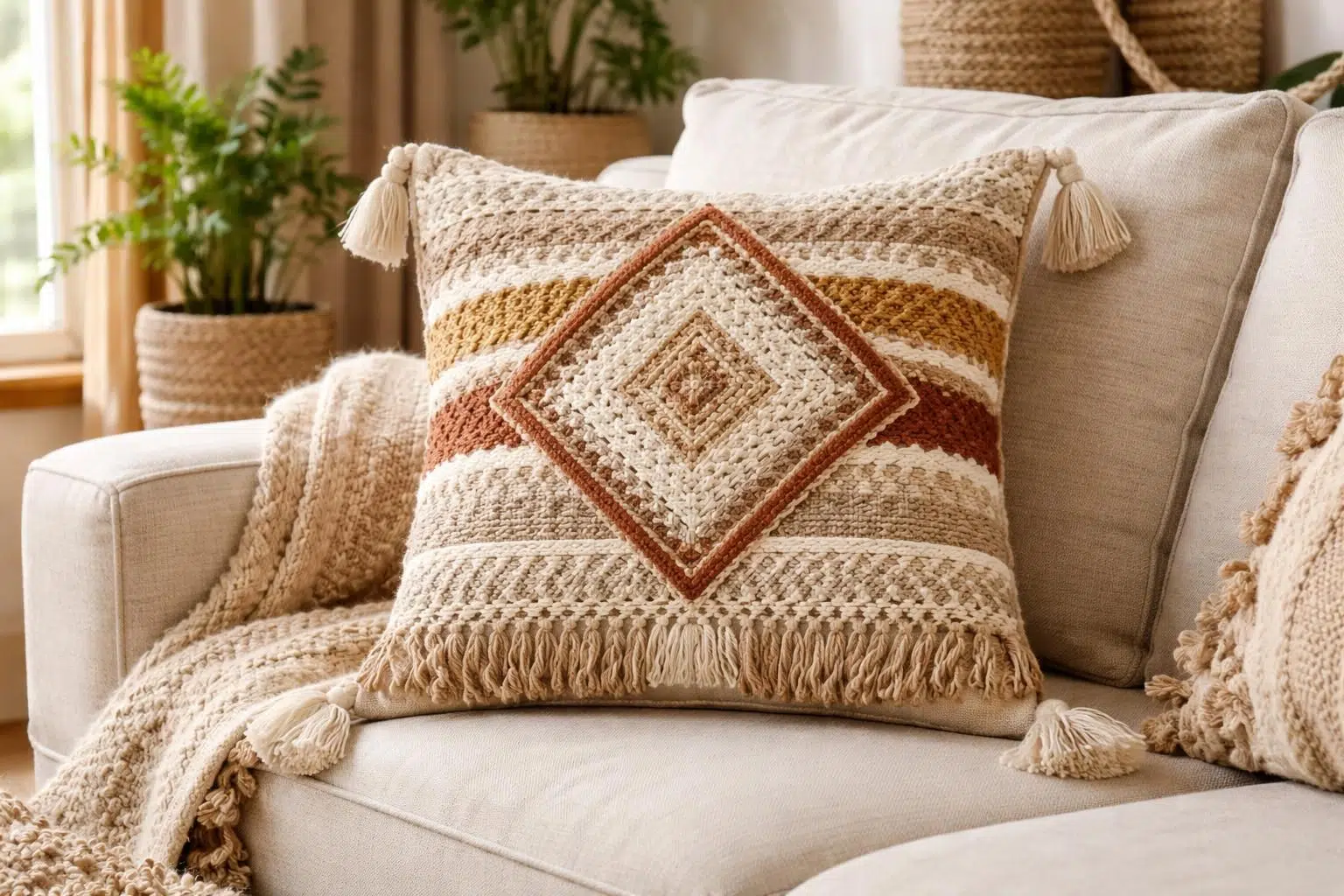 découvrez comment choisir des housses de coussin bohème chic avec des matières naturelles et des motifs authentiques pour sublimer votre canapé et créer une ambiance chaleureuse.