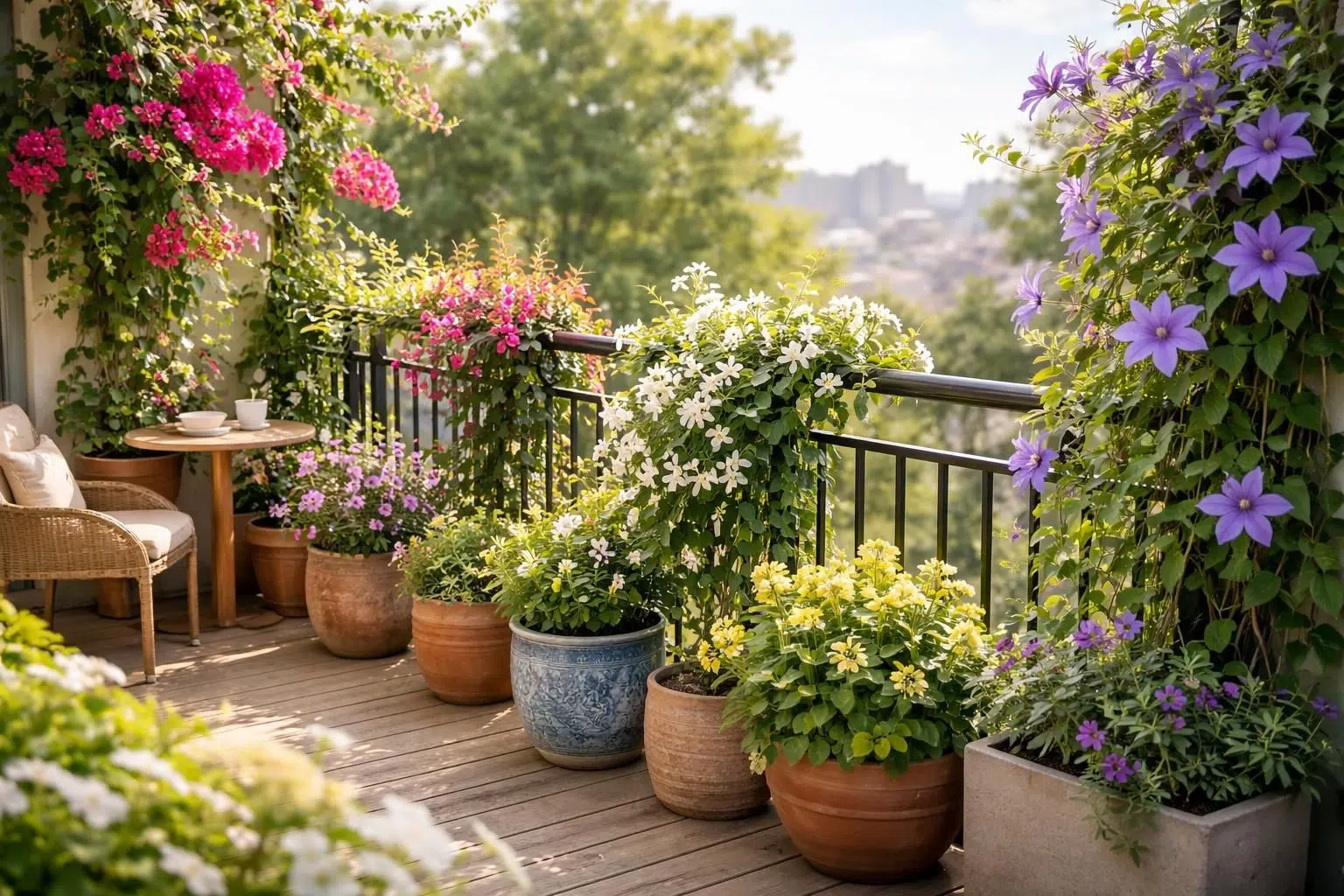 découvrez quelles plantes grimpantes en pot choisir pour embellir et fleurir votre balcon avec style et facilité.