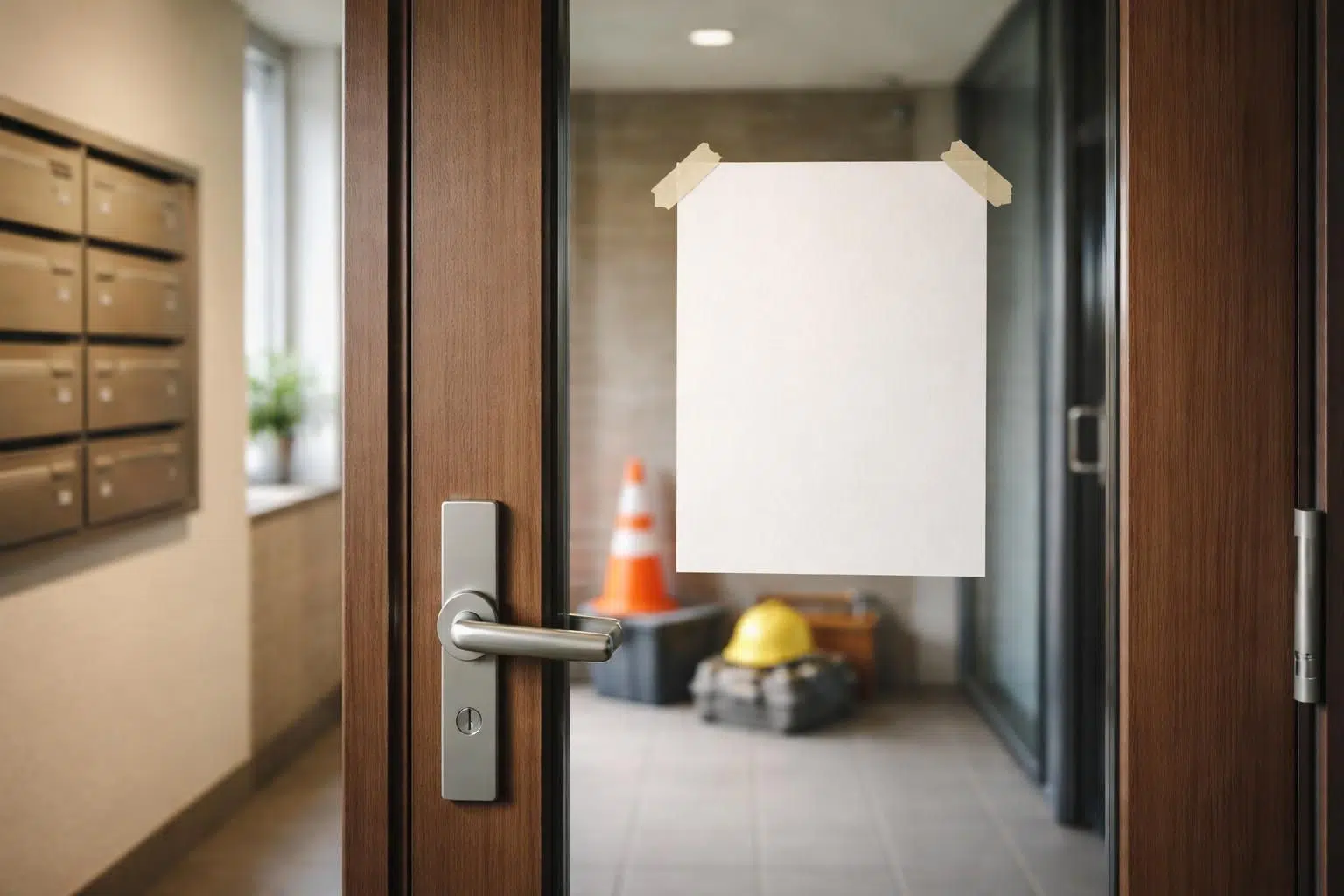 exemple de note d'information pour prévenir vos voisins d'appartements des travaux à venir, facilitant la communication et évitant les nuisances.