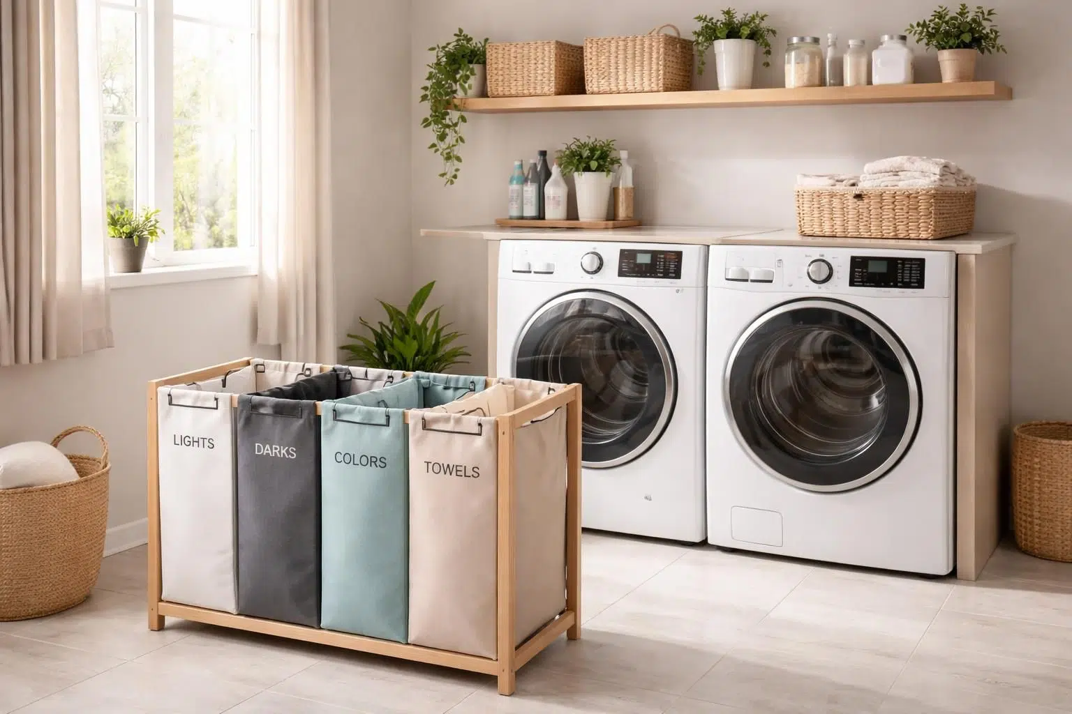 découvrez comment organiser votre buanderie de façon esthétique avec un panier trieur de linge pratique et design. optimisez l’espace et facilitez le tri quotidien.