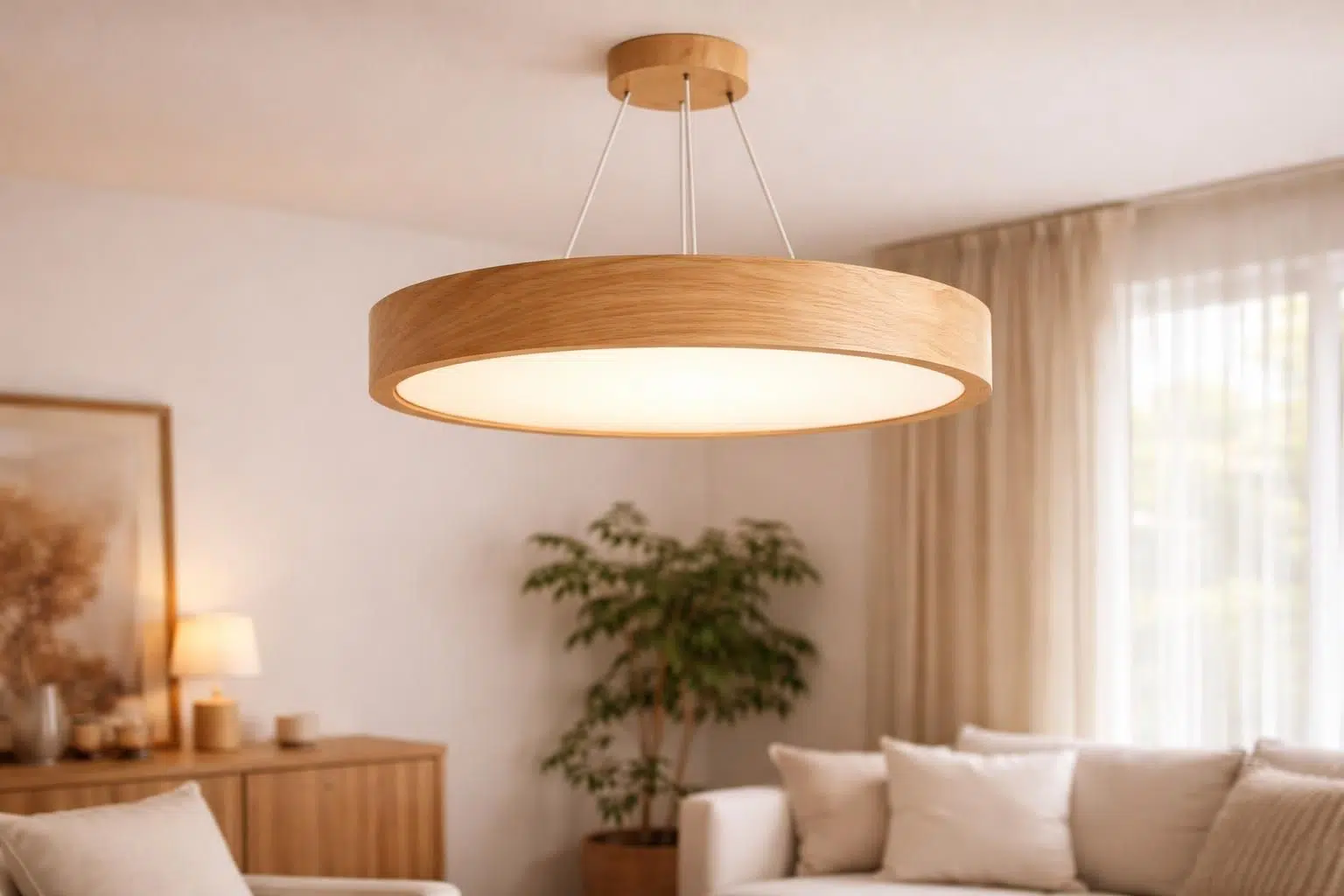 découvrez notre plafonnier en hêtre, alliant élégance et chaleur du bois clair pour sublimer votre éclairage intérieur avec style et naturel.
