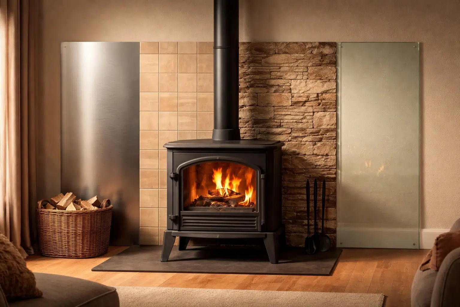 découvrez les meilleurs matériaux pour protéger le mur derrière un poêle à bois et assurez la sécurité et l'esthétique de votre intérieur.