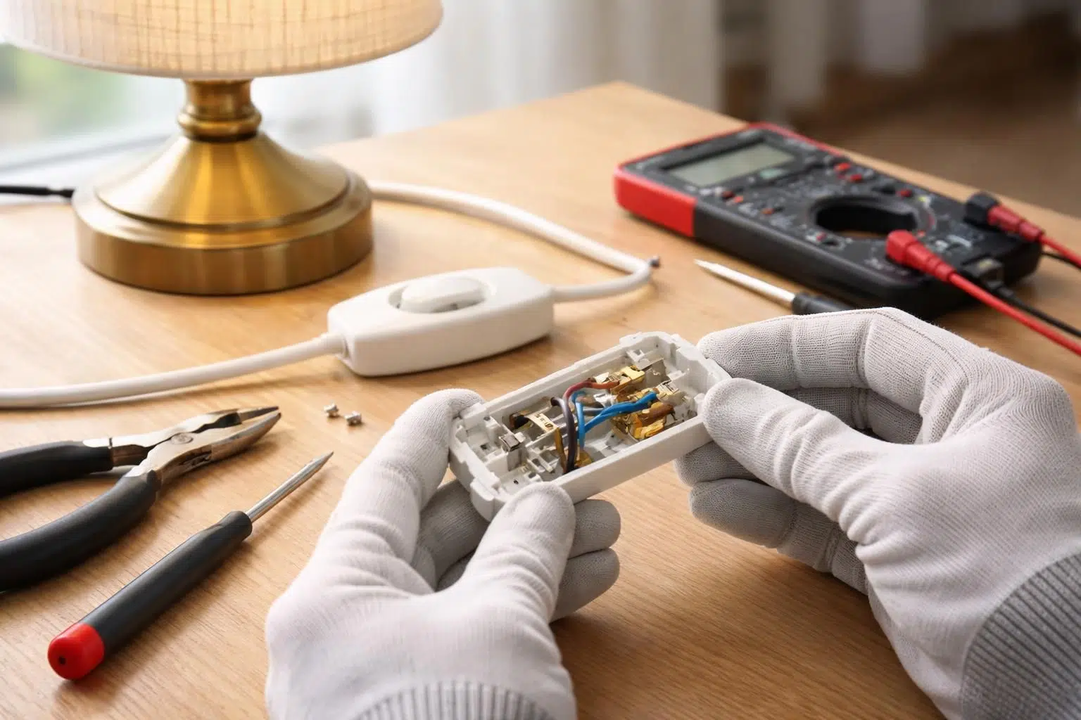 apprenez à ouvrir et réparer facilement un interrupteur de lampe de chevet grâce à nos conseils pratiques et étapes détaillées.