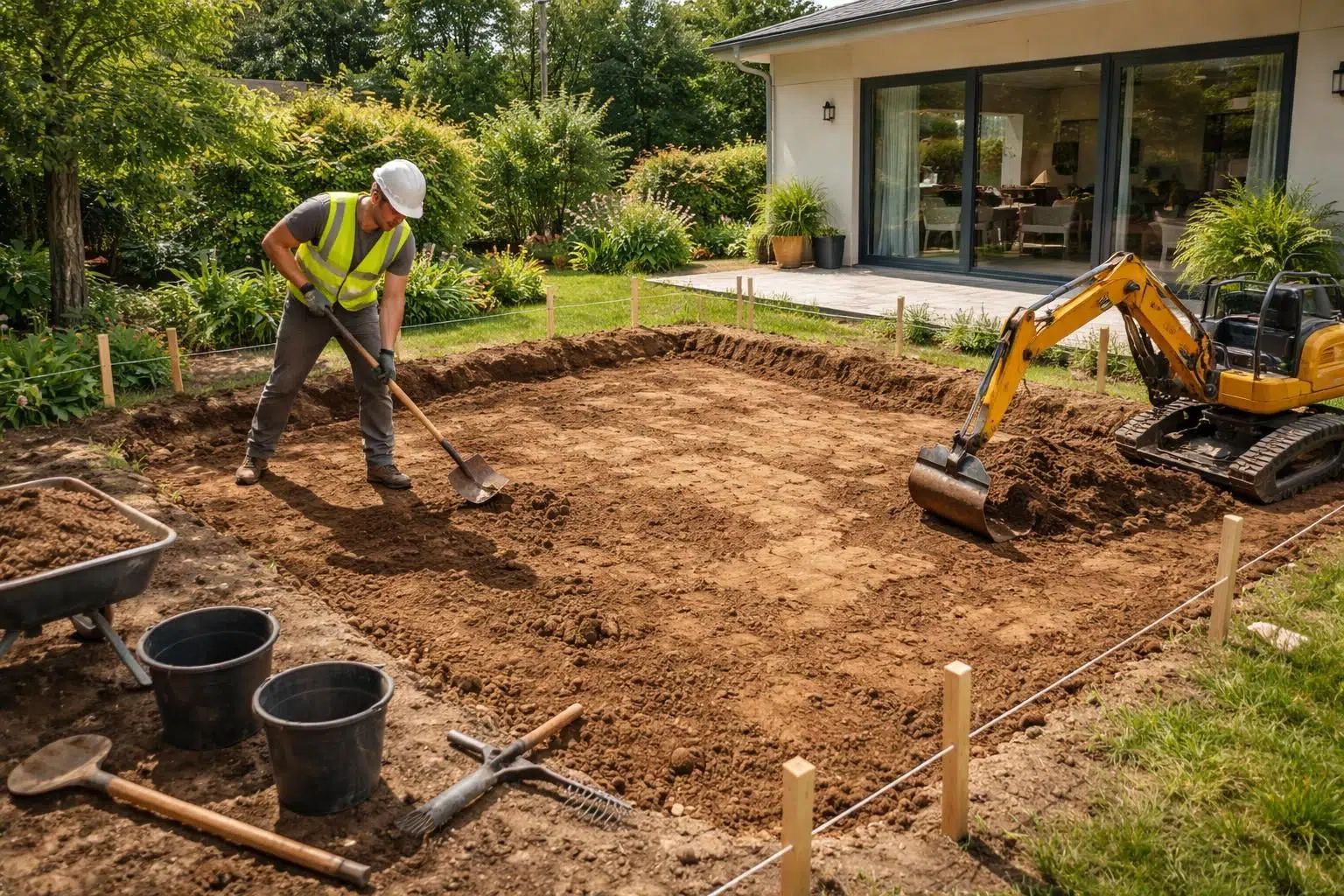 découvrez les étapes essentielles pour décaisser un terrain afin de préparer la construction de votre terrasse de jardin, avec des conseils pratiques et astuces pour un résultat optimal.