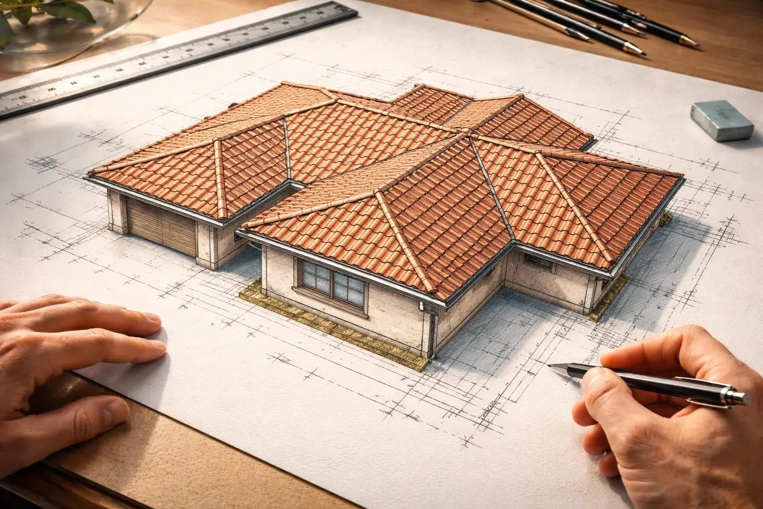 apprenez à dessiner facilement le plan de toiture d'une maison de plain-pied grâce à nos conseils détaillés et astuces pour réussir votre projet de construction.