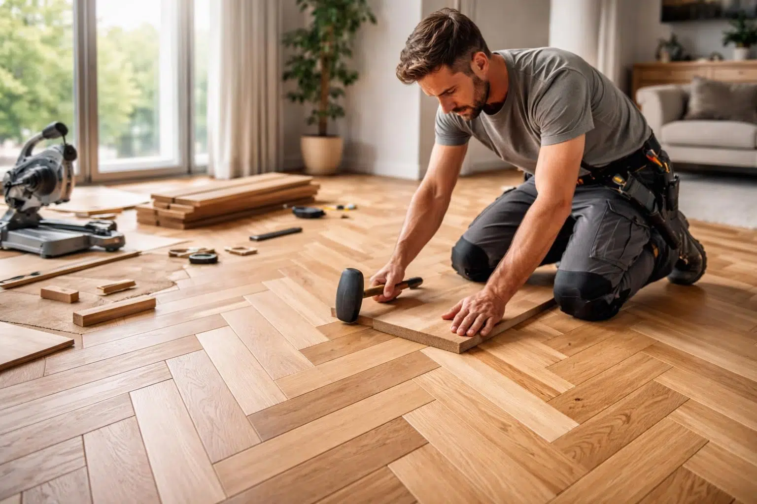 découvrez nos conseils pour réussir la pose en bâton rompu de votre parquet en chêne et sublimer votre intérieur avec élégance et durabilité.