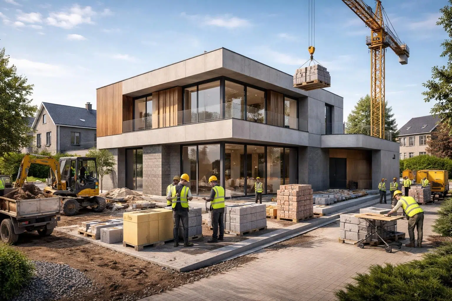découvrez le coût moyen de construction d'une maison au m² en belgique en 2026. guide complet pour estimations, tendances et facteurs influençant les prix.