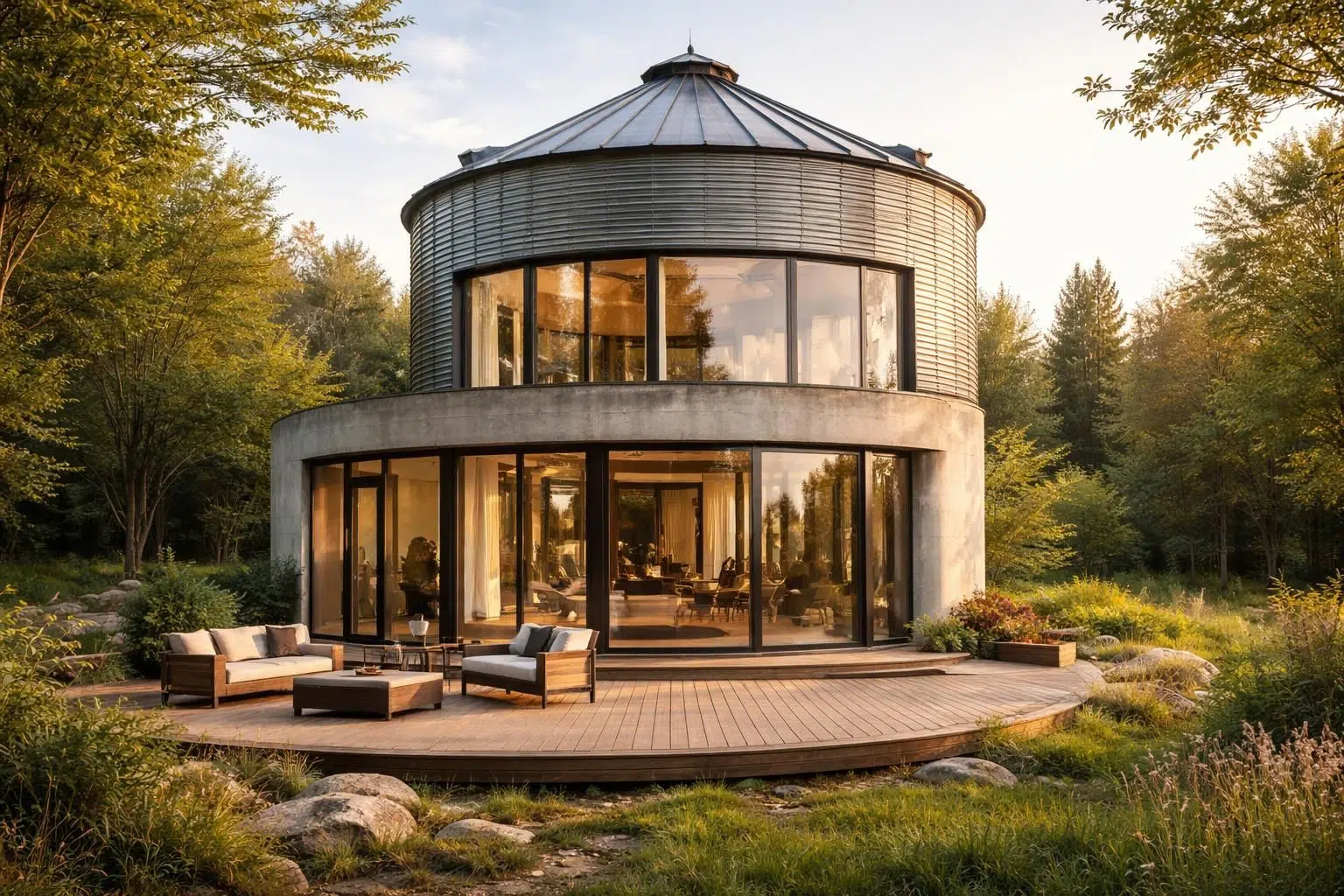 découvrez comment transformer un silo à grain en une maison unique et originale grâce à une rénovation atypique alliant charme industriel et confort moderne.