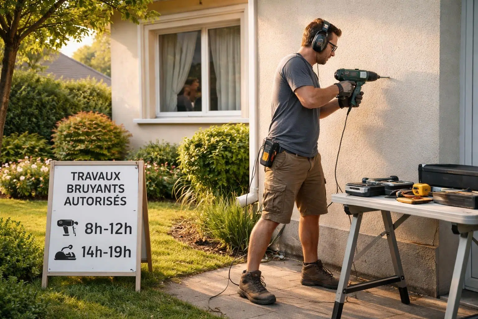 découvrez les règles et horaires à respecter pour faire des travaux bruyants chez votre voisin sans déranger, afin de préserver la tranquillité de chacun.