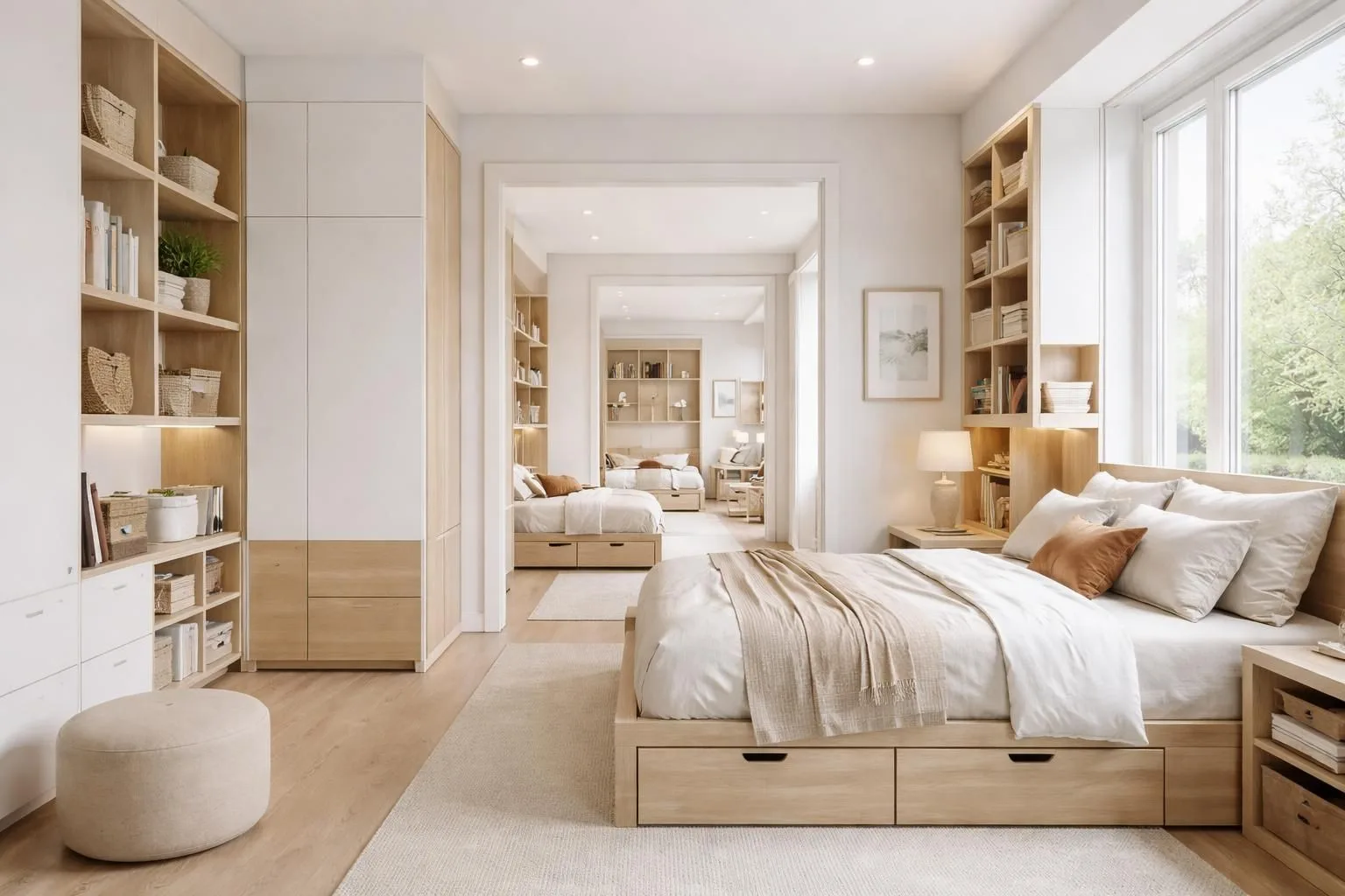 découvrez nos solutions ingénieuses pour aménager des chambres en enfilade et maximiser le rangement tout en optimisant l'espace de votre intérieur.