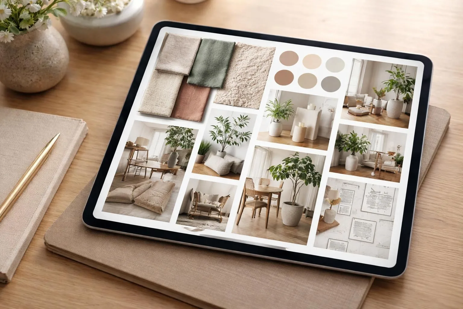 découvrez comment créer un moodboard complet de décoration intérieure sur ipad, facile à réaliser et prêt à partager pour inspirer vos projets déco.