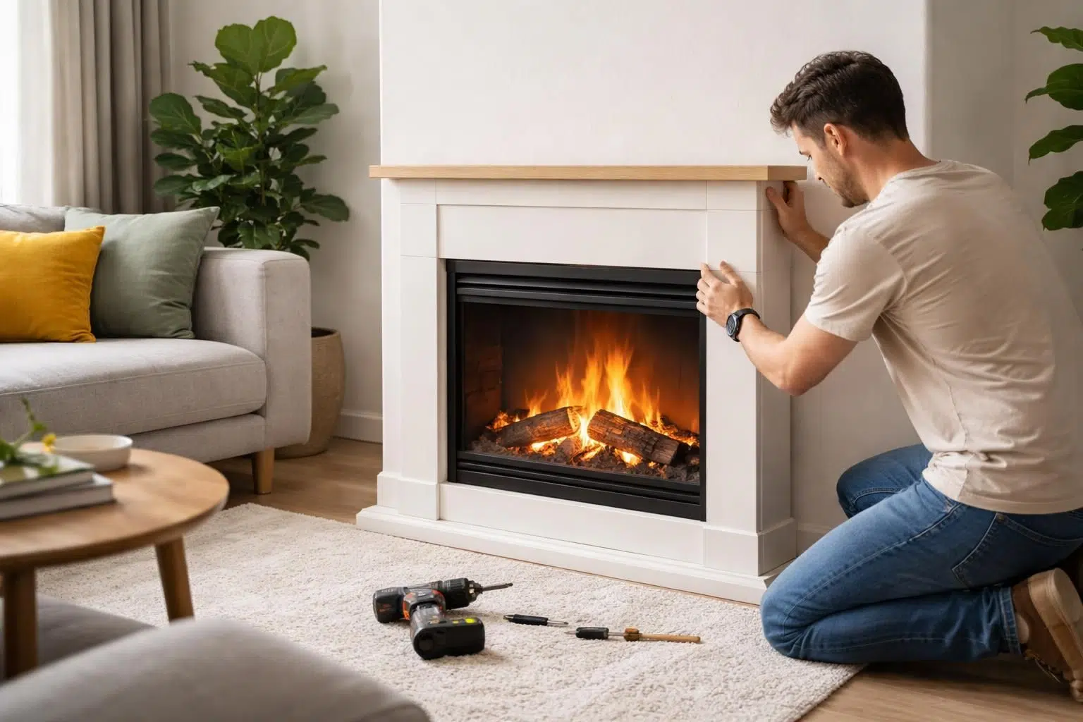 apprenez à installer une fausse cheminée électrique décorative facilement pour ajouter une touche chaleureuse et élégante à votre intérieur sans travaux complexes.