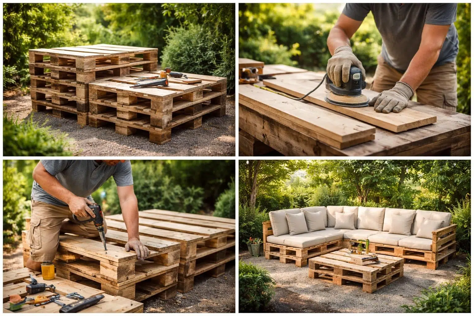 découvrez notre tutoriel complet pour fabriquer un salon de jardin en palette, simple et économique, idéal pour un mobilier extérieur fait maison.