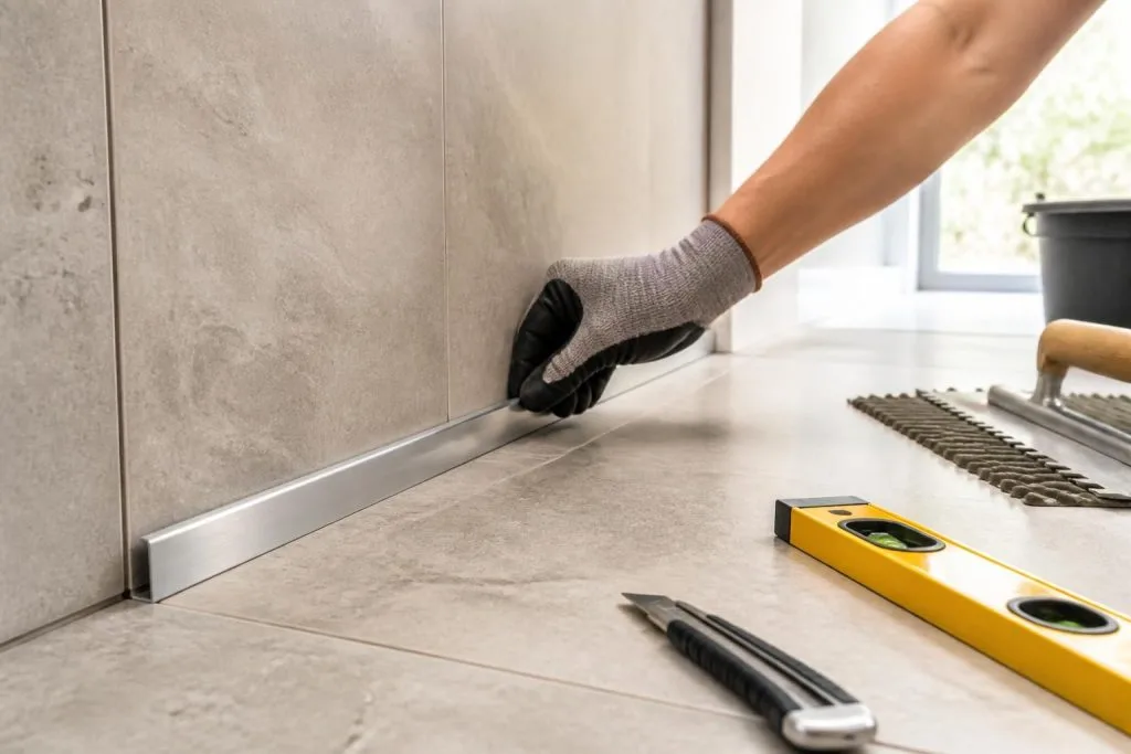 découvrez notre guide pas à pas pour l'installation réussie d'une baguette de finition après la pose de carrelage, pour un rendu esthétique et durable.