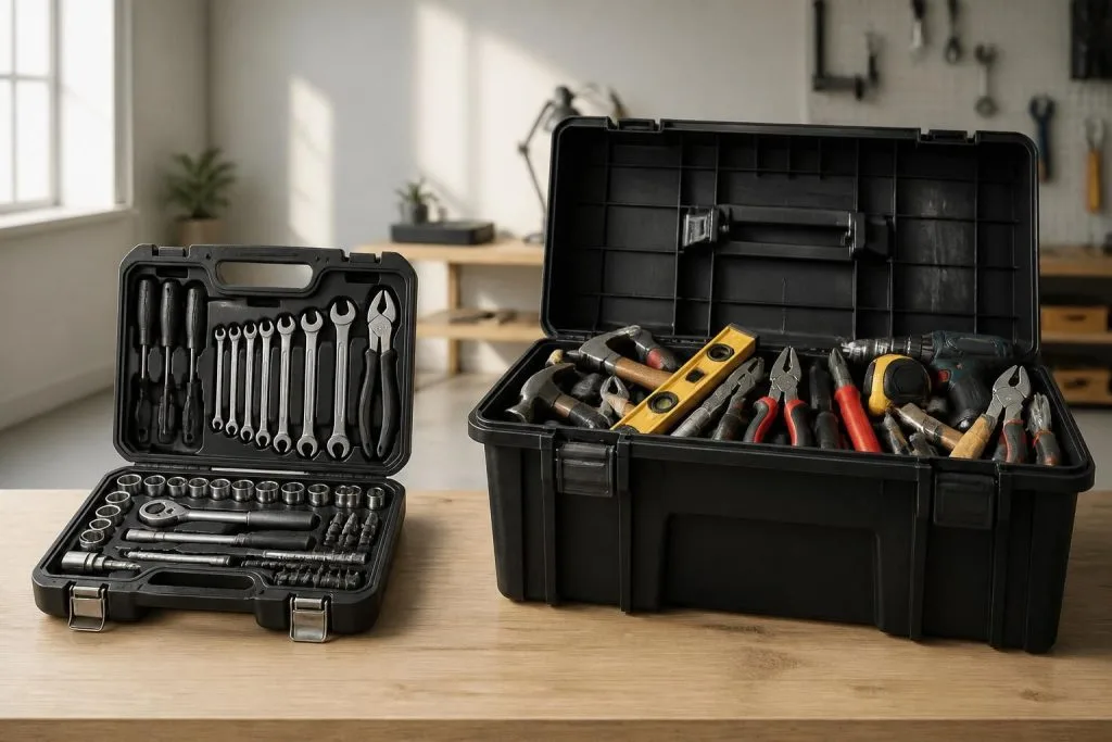 découvrez comment choisir entre une boîte à outils compacte ou une grande caisse en fonction de vos besoins et de votre espace de rangement.