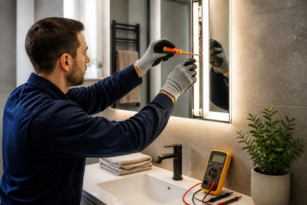 découvrez notre guide pratique pour changer la led du miroir de votre salle de bain en toute sécurité, avec des étapes simples et des conseils experts pour un éclairage parfait.