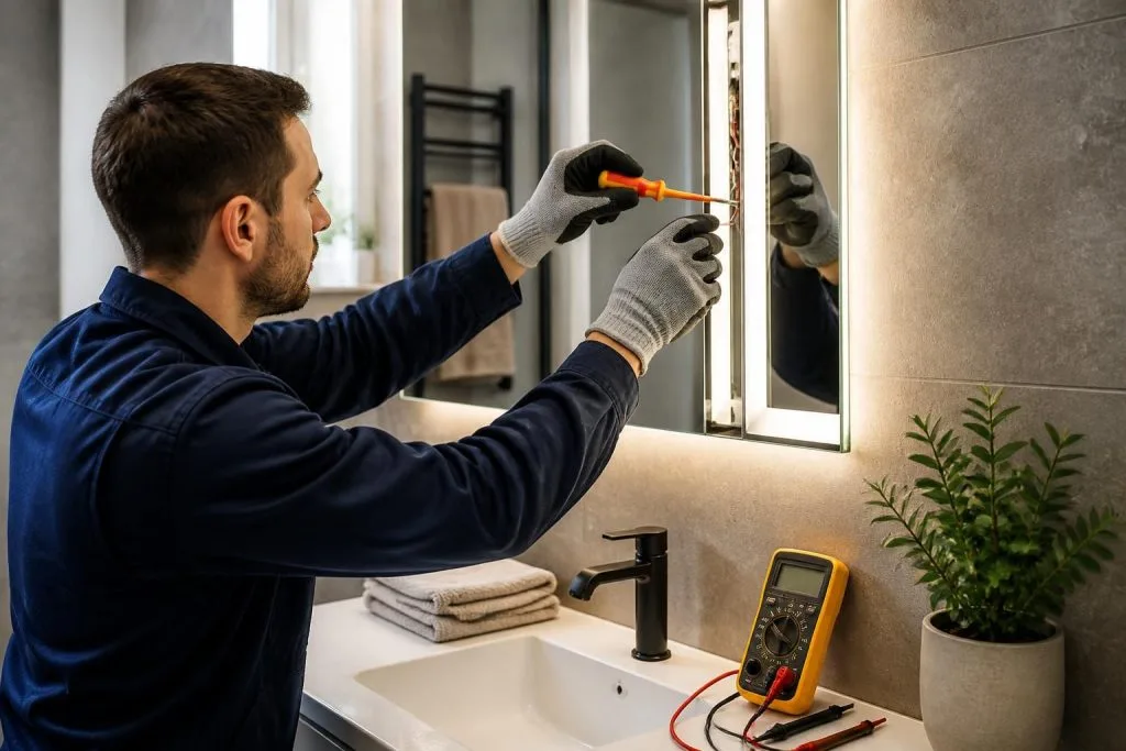 découvrez notre guide pratique pour changer la led du miroir de votre salle de bain en toute sécurité, avec des étapes simples et des conseils experts pour un éclairage parfait.