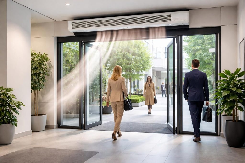 découvrez les avantages des rideaux d'air chaud professionnels, une solution efficace pour maintenir le confort thermique et économiser de l'énergie dans votre espace de travail.
