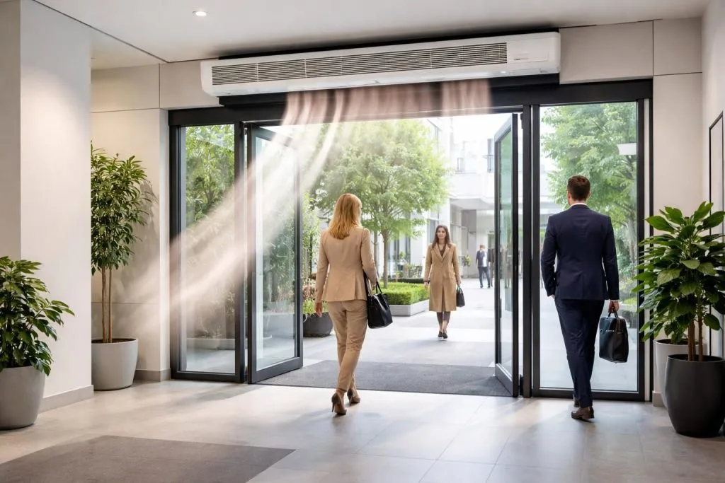 découvrez les avantages des rideaux d'air chaud professionnels, une solution efficace pour maintenir le confort thermique et économiser de l'énergie dans votre espace de travail.